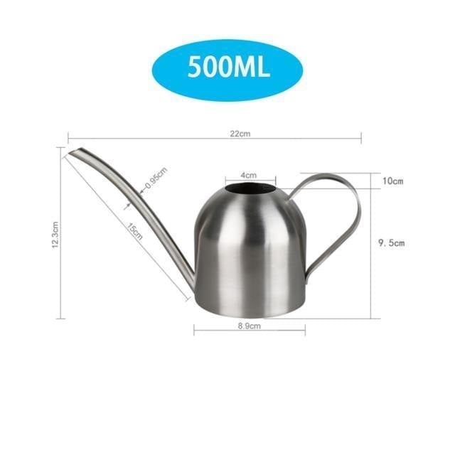 RYNX | Stainless Steel Watering Can with Flexible Neck | Modern Design | Perfect Watering | Rustproof