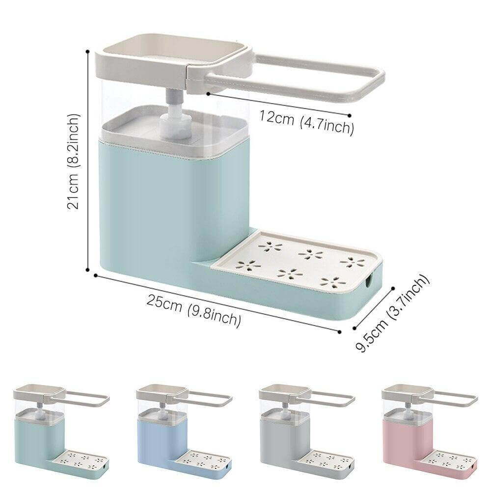 Rynx | 3in1 Multifunctional Cleaning Soap Holder Drainboard Storage