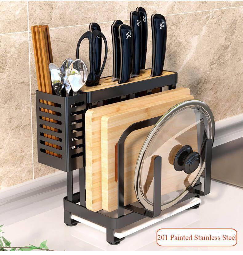 Rynx | Stainless Steel Kitchen Utensils Organizer Drying Rack
