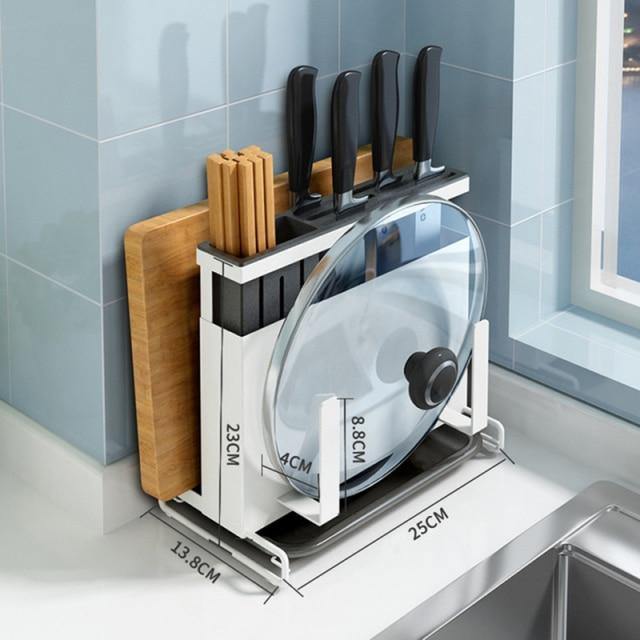 Rynx | Stainless Steel Kitchen Utensils Organizer Drying Rack