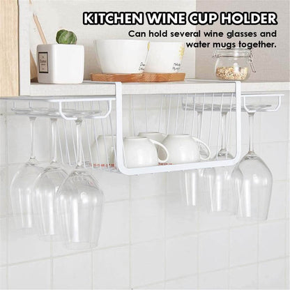Rynx | Under Cabinet Glass Holder Rack