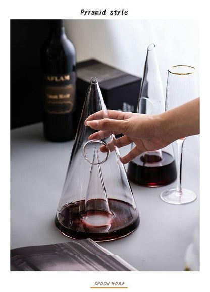 Rynx | Creative Pyramid Glass Wine Decanter