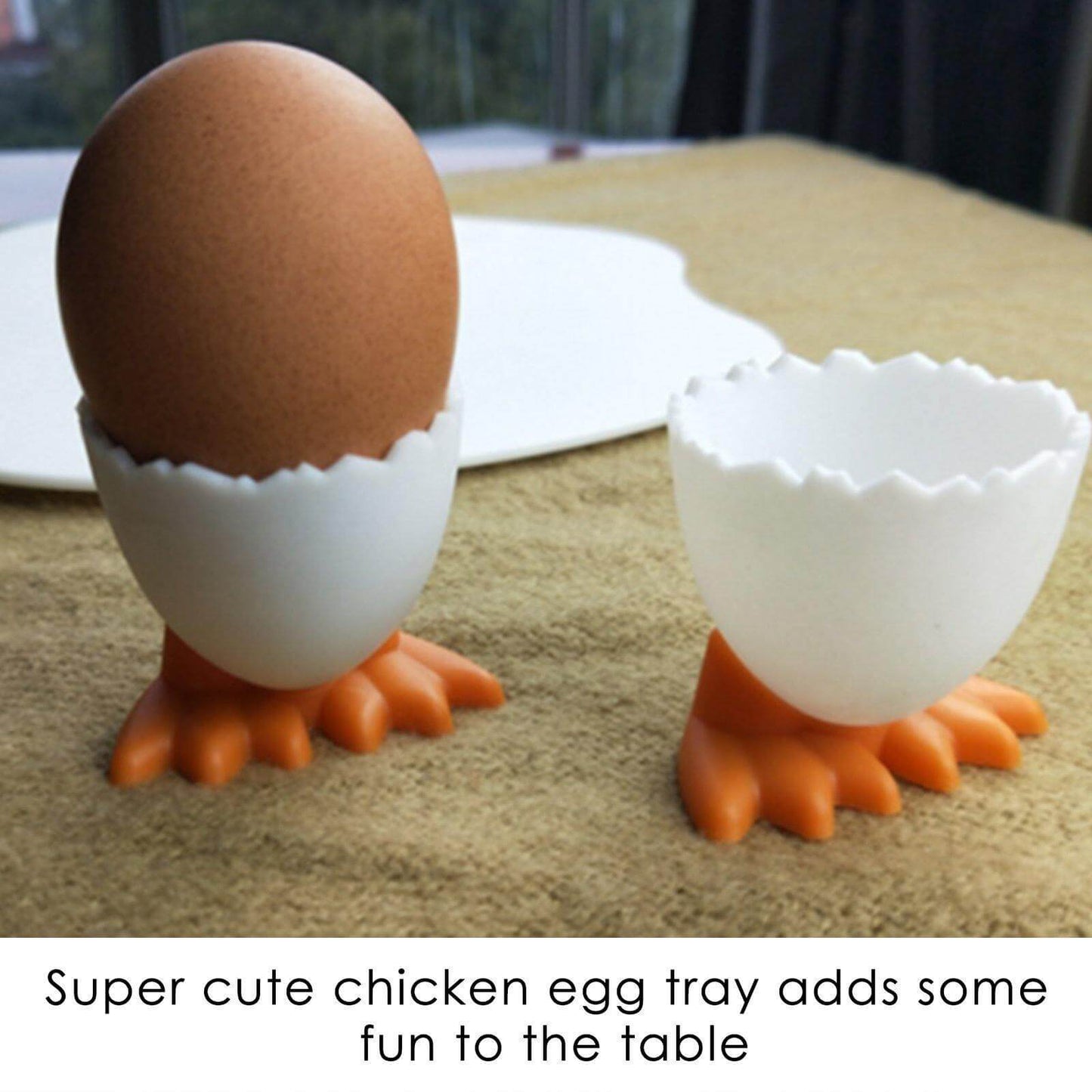 Rynx | 4Pcs Creative Chicken Egg Holder