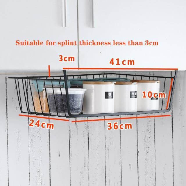 Rynx | Easy Hang Kitchen Cabinet Storage Organizer Rack