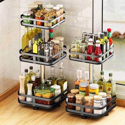 Rynx | 360 Rotating Kitchen Spice Storage Rack