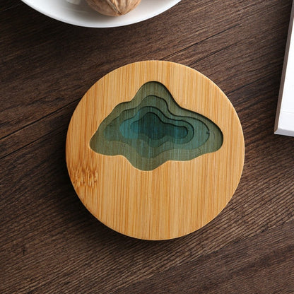Rynx | Water Art Insulated Bamboo Coasters
