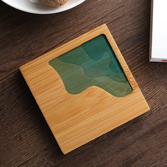 Rynx | Water Art Insulated Bamboo Coasters