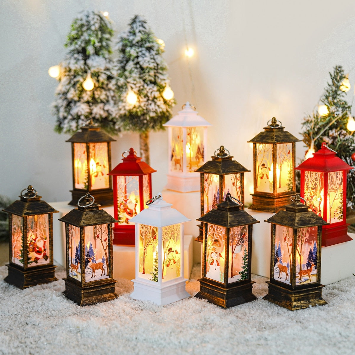 Rynx | FrostLume Christmas Lantern | LED Snowman Decoration | Festive Atmosphere | Perfect for Christmas