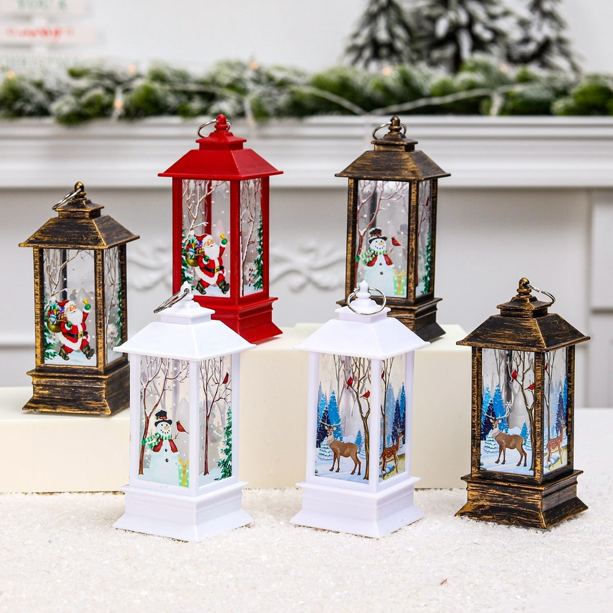 Rynx | FrostLume Christmas Lantern | LED Snowman Decoration | Festive Atmosphere | Perfect for Christmas