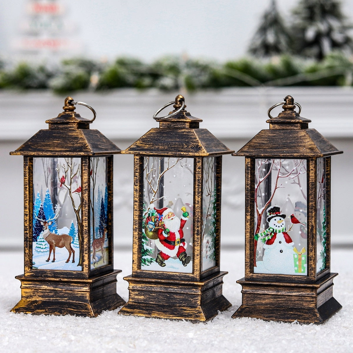 Rynx | FrostLume Christmas Lantern | LED Snowman Decoration | Festive Atmosphere | Perfect for Christmas