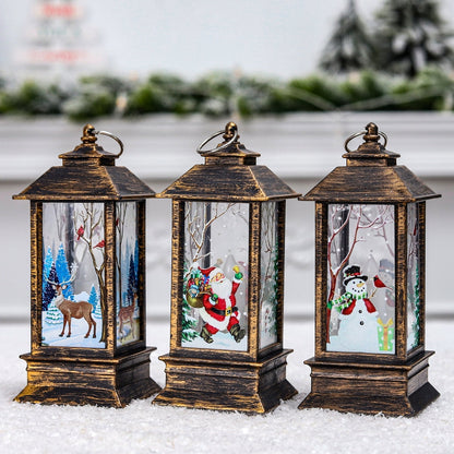 Rynx | FrostLume Christmas Lantern | LED Snowman Decoration | Festive Atmosphere | Perfect for Christmas