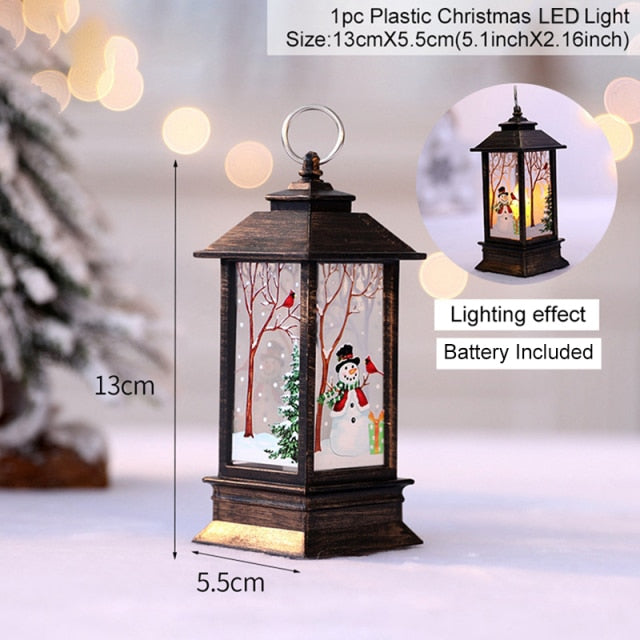Rynx | FrostLume Christmas Lantern | LED Snowman Decoration | Festive Atmosphere | Perfect for Christmas