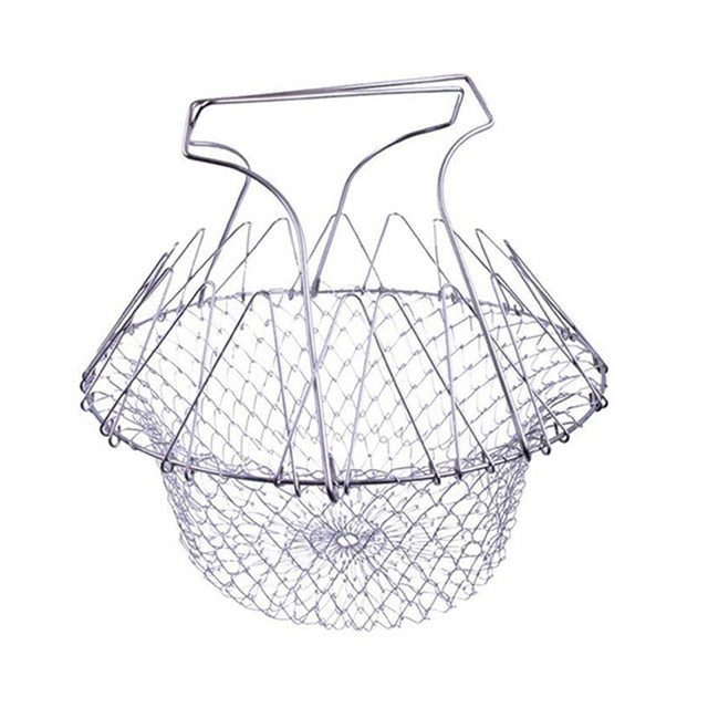 Rynx | Multifunctional Foldable Steam Fry Cooking Mesh Strainer