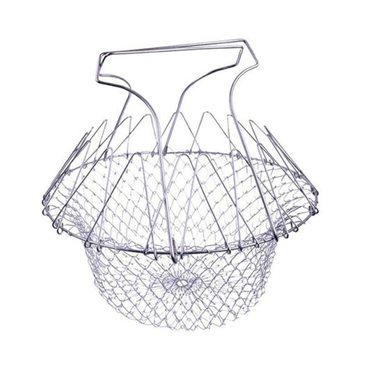Rynx | Multifunctional Foldable Steam Fry Cooking Mesh Strainer