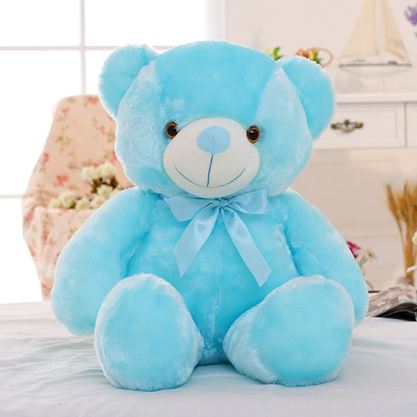 Rynx | Colorful Bright Plush Bear Toy Blue