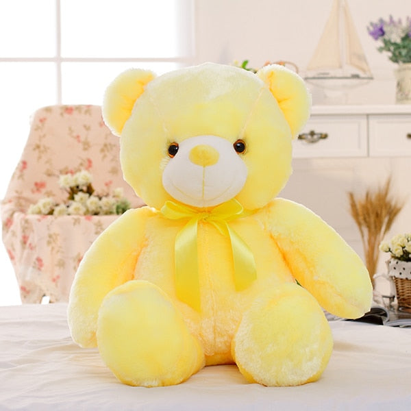 Rynx | Colorful Bright Plush Bear Toy Yellow