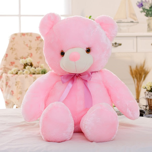 Rynx | Colorful Bright Plush Bear Toy Pink