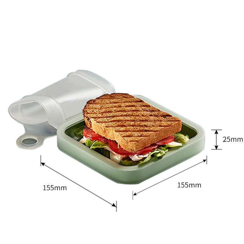Rynx | Eco-Friendly Microwavable Reusable Silicone Sandwich Box