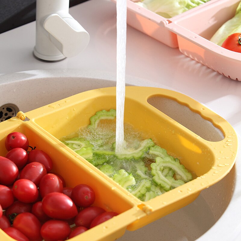 Rynx | Collapsible Folding Fruit Vegetable Washing Drainer Basket