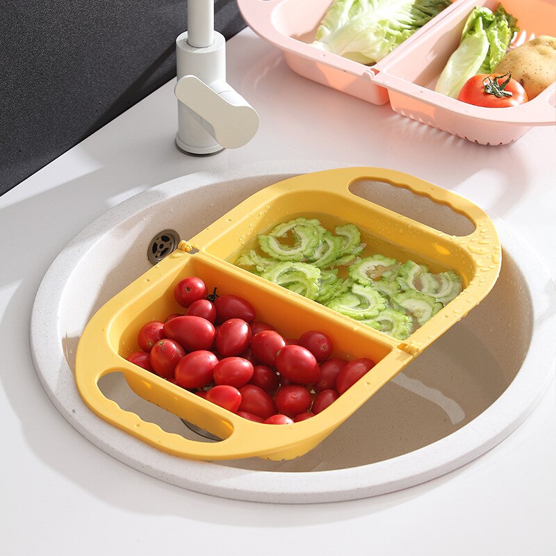 Rynx | Collapsible Folding Fruit Vegetable Washing Drainer Basket