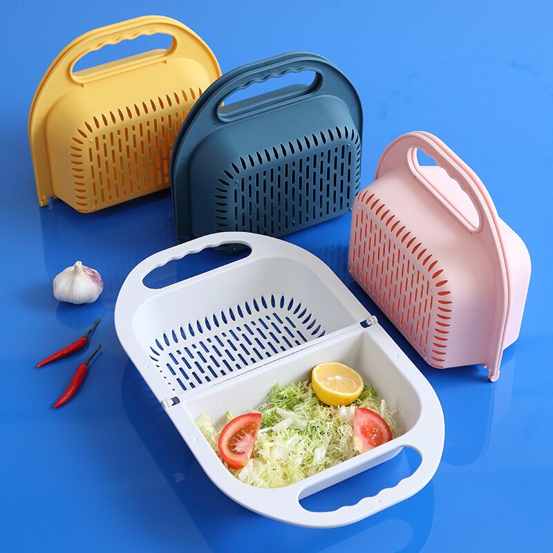 Rynx | Collapsible Folding Fruit Vegetable Washing Drainer Basket