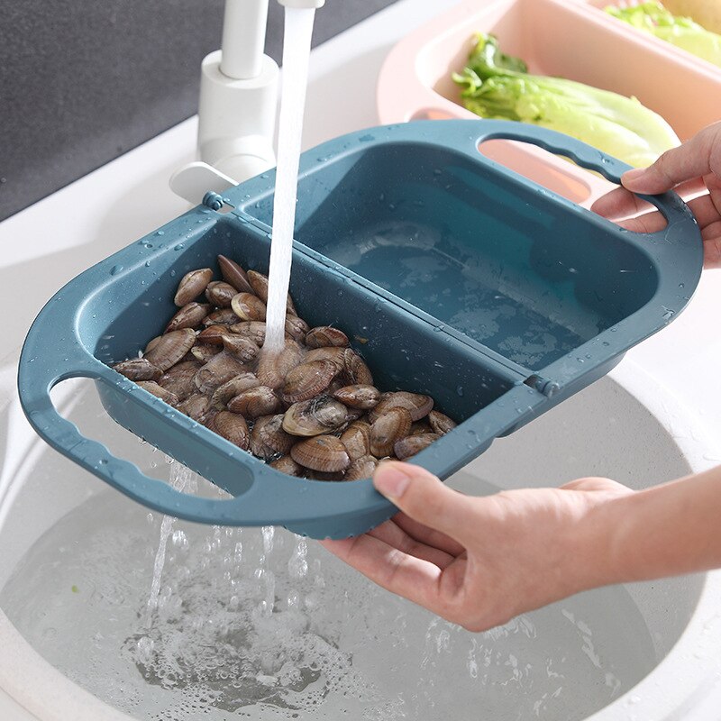 Rynx | Collapsible Folding Fruit Vegetable Washing Drainer Basket