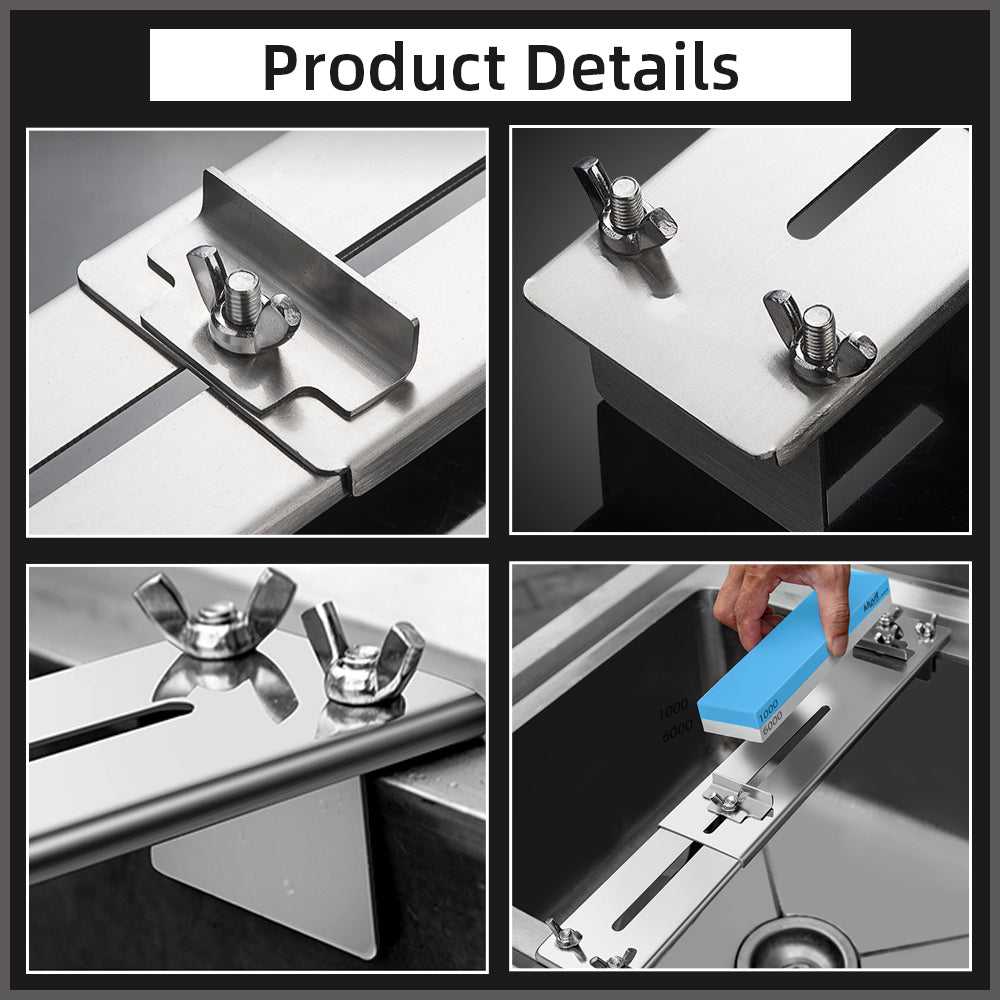Rynx | Adjustable Stone Base Sink Knife Sharpener Holder