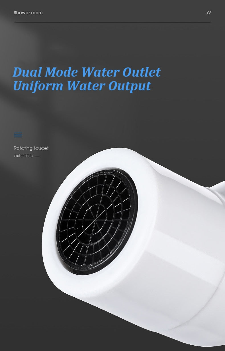 Rynx | Universal Rotatable Anti-Splash Faucet Extender