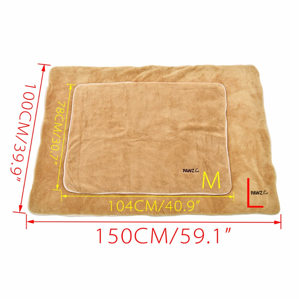 Rynx | Dog Blanket Luxury Wraps Fabric Soogan Exquisite Workmanship Ideal Blanket For Small Large Size Pets Puppy Bath Towel Cat Towel