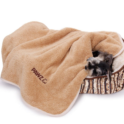 Rynx | Dog Blanket Luxury Wraps Fabric Soogan Exquisite Workmanship Ideal Blanket For Small Large Size Pets Puppy Bath Towel Cat Towel