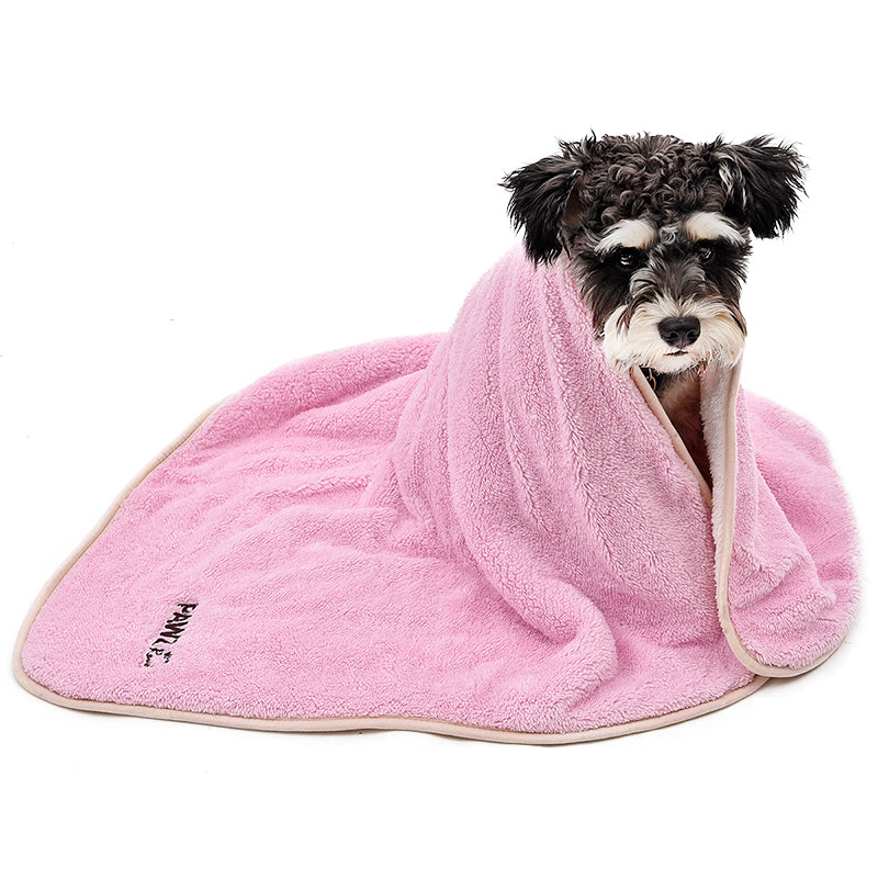 Rynx | Dog Blanket Luxury Wraps Fabric Soogan Exquisite Workmanship Ideal Blanket For Small Large Size Pets Puppy Bath Towel Cat Towel