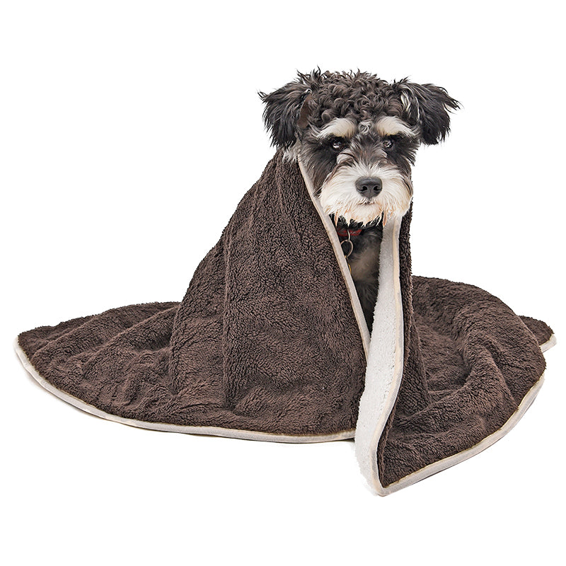 Rynx | Dog Blanket Luxury Wraps Fabric Soogan Exquisite Workmanship Ideal Blanket For Small Large Size Pets Puppy Bath Towel Cat Towel