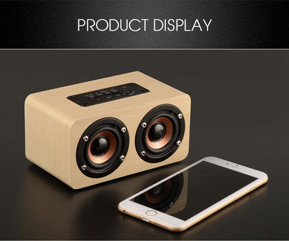 Rynx | Wireless Bluetooth HiFi portable speaker in wood for iPhone, smartphone, iPad, Android