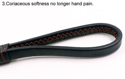Rynx | Leather Dog Training Pet Leash with Spring Buffer to Decrease Pull Tension