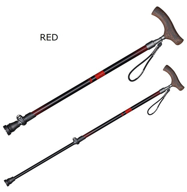 Rynx | T Handle Aluminum Walking Stick Quick Locking Ultralight Anti-Slip Cane For Elderly 1 Pcs