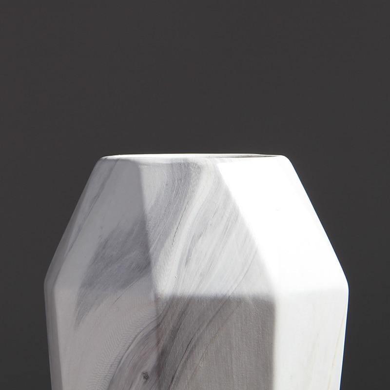 Rynx | GeoMarble Geometric Marble Vases | Timeless Design | High-Quality Decoration | Perfect for Home