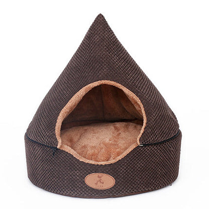 Rynx | HOOPET Pet Dog Cat Tent House All Seasons Dirt-resistant Soft Yurt Bed with Double Sided Washable Cushion