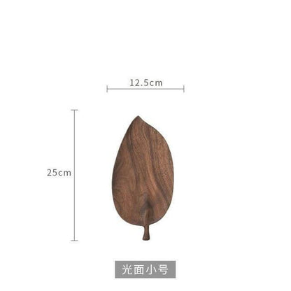 Rynx | Walnut Snack Tray Leaf Plates