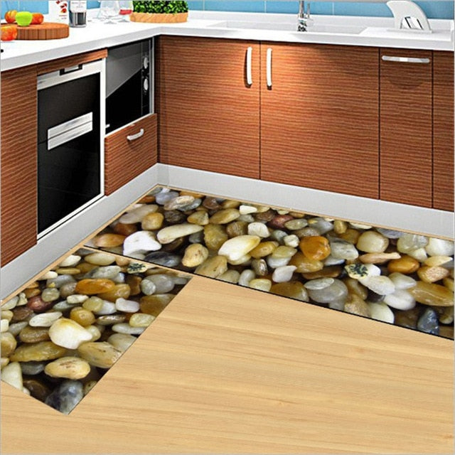 Rynx | Long Absorbent Patterned Non-Slip Kitchen Floor Mats