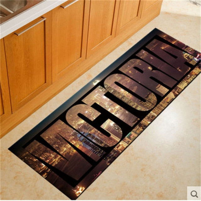 Rynx | Long Absorbent Patterned Non-Slip Kitchen Floor Mats