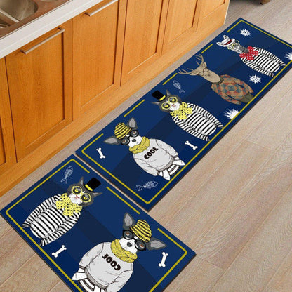 Rynx | Long Absorbent Patterned Non-Slip Kitchen Floor Mats