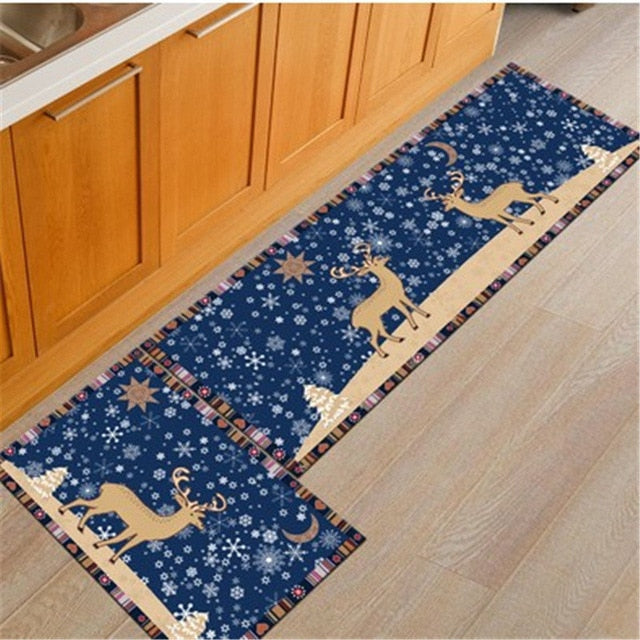 Rynx | Long Absorbent Patterned Non-Slip Kitchen Floor Mats
