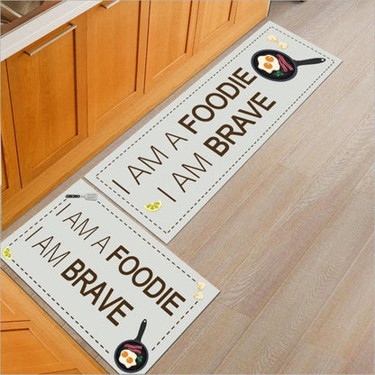 Rynx | Long Absorbent Patterned Non-Slip Kitchen Floor Mats