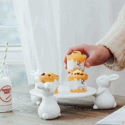 Rynx | Rabbit Ceramic Dessert Server Tray