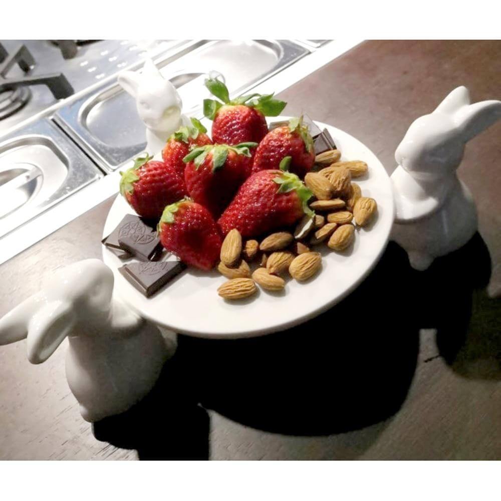 Rynx | Rabbit Ceramic Dessert Server Tray