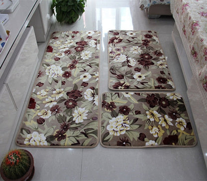 Rynx | 3 PC Soft Non-Slip Bath Mat Set