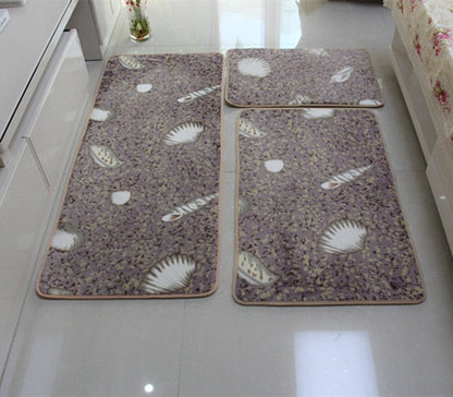 Rynx | 3 PC Soft Non-Slip Bath Mat Set