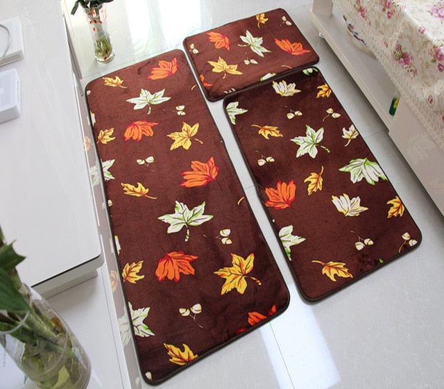 Rynx | 3 PC Soft Non-Slip Bath Mat Set