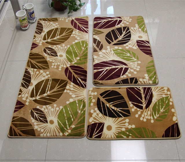 Rynx | 3 PC Soft Non-Slip Bath Mat Set