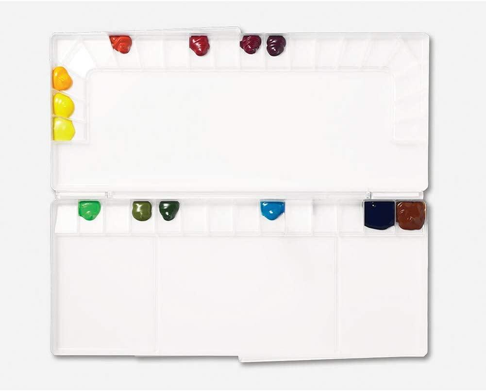 Rynx | 36-Color Impact-Resistant Watercolor Palette with Ergonomic Double-Handed Design